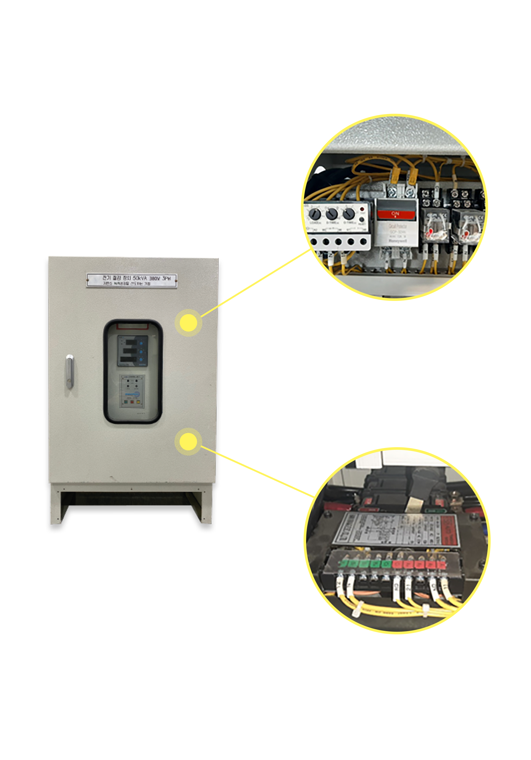 복합부하용 전력절감기 세이버스 ATS 바이패스 안전장치
