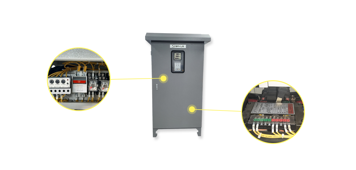 SAVUS industrial power-saving device ATS bypass safety